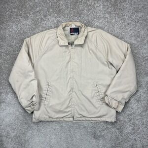 Vintage 80s American Jac‎ Sherpa Lined Bomber Jacket XL